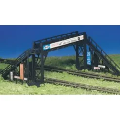 Trains|Bachmann 45172 HO Pedestrian Foot Bridge Snap Kit - Model Train Junction: Quality Parts and Art Supplies
