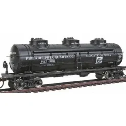 Trains|Bachmann 17128 HO Philadelphia Quartz Company 40' 3-Dome Tank Car - Model Train Junction: Quality Parts and Art Supplies