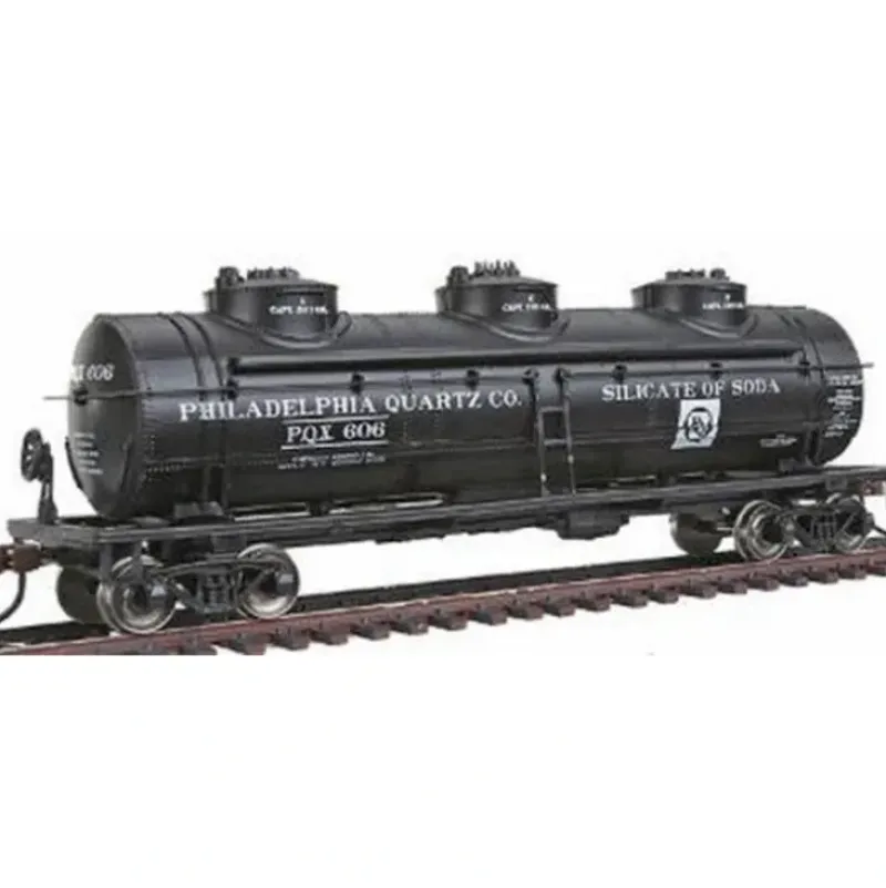 Trains|Bachmann 17128 HO Philadelphia Quartz Company 40' 3-Dome Tank Car - Model Train Junction: Quality Parts and Art Supplies