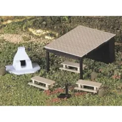 Trains|Bachmann 42213 HO Picnic Set Park Accessories (Pack of 6) - Model Train Junction: Quality Parts and Art Supplies