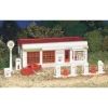 Trains|Bachmann 45174 HO Plasticville Gas Station Kit - Model Train Junction: Quality Parts and Art Supplies