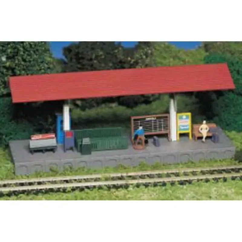 Trains|Bachmann 45194 HO Plasticville Platform Station Kit - Model Train Junction: Quality Parts and Art Supplies