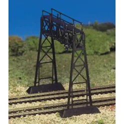 Trains|Bachmann 45134 HO Plasticville Signal Bridge Plastic Kit - Model Train Junction: Quality Parts and Art Supplies