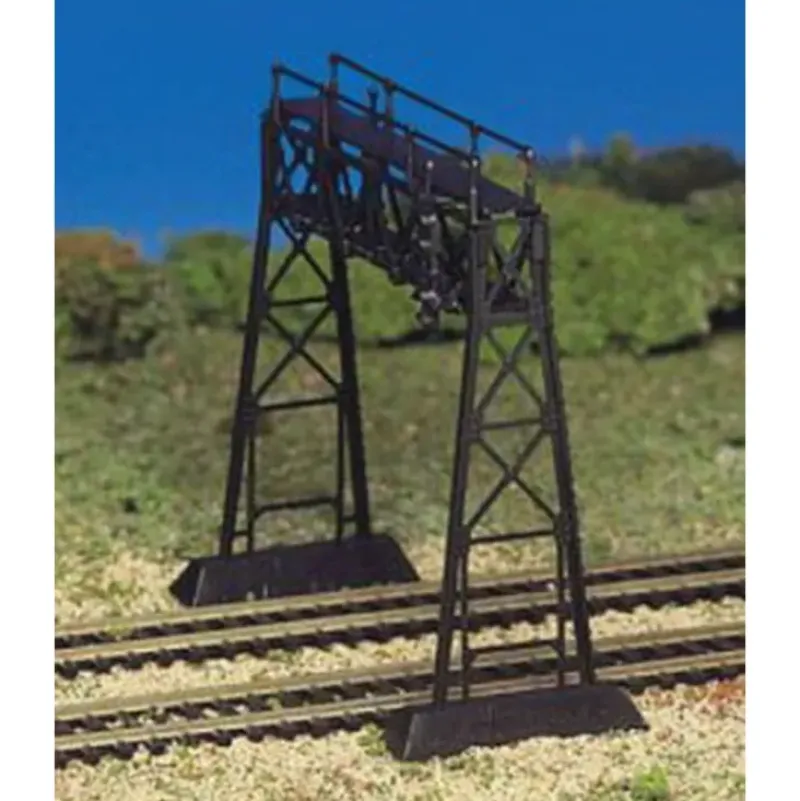 Trains|Bachmann 45134 HO Plasticville Signal Bridge Plastic Kit - Model Train Junction: Quality Parts and Art Supplies