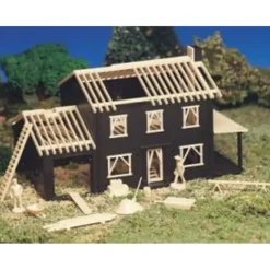 Trains|Bachmann 45191 HO Plasticville House Under Construction Kit - Model Train Junction: Quality Parts and Art Supplies