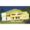 Trains|Bachmann 45432 HO Plasticville Contemporary House Kit - Model Train Junction: Quality Parts and Art Supplies