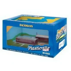 Trains|Bachmann 45009 HO Plasticville Built-Up Railroad Work Sheds (Set of 2) - Model Train Junction: Quality Parts and Art Supplies