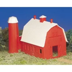 Trains|Bachmann 45151 HO Plasticville Barn Building Kit - Model Train Junction: Quality Parts and Art Supplies
