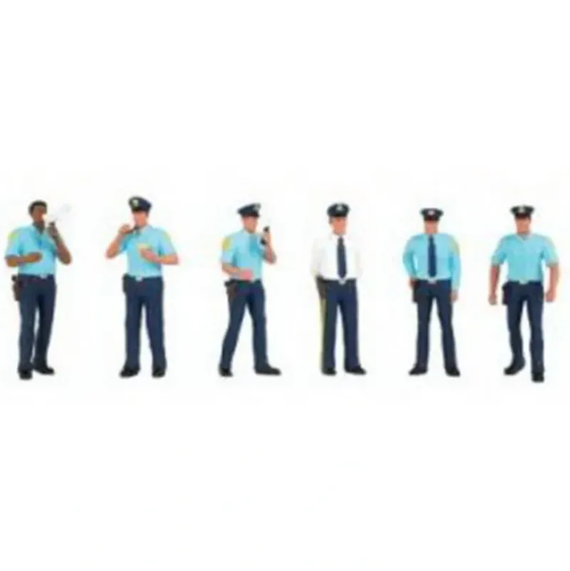Trains|Bachmann 33104 HO Police Squad Figures (Set of 6) - Model Train Junction: Quality Parts and Art Supplies