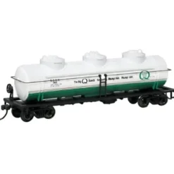 Trains|Bachmann 17137 HO Quaker State 40' 3-Dome Tank Car - Model Train Junction: Quality Parts and Art Supplies