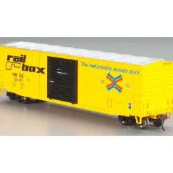 Trains|Bachmann 19601 HO Railbox 50'6 Outside-Braced Sliding-Door Boxcar - Model Train Junction: Quality Parts and Art Supplies