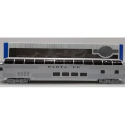 Trains|Bachmann 13002 HO Santa Fe 85' Budd Full Dome Passenger Car #507 - Model Train Junction: Quality Parts and Art Supplies
