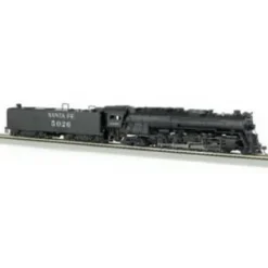 Trains|Bachmann 51204 HO Santa Fe 2-10-4 Steam Locomotive w/DCC/Sound #5026 - Model Train Junction: Quality Parts and Art Supplies