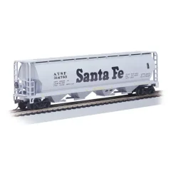 Trains|Bachmann 19102 HO Santa Fe Canadian 4 Bay Cylindrical Grain Hopper - Model Train Junction: Quality Parts and Art Supplies