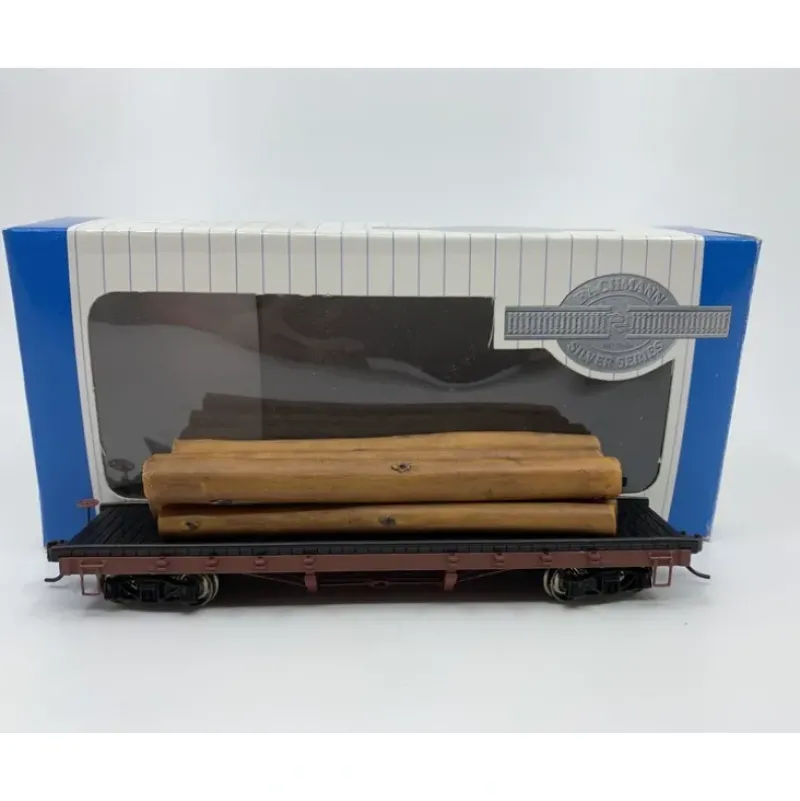 Trains|Bachmann 18849 HO Scale 1935-1960 Version ACF 40' Log Car - Model Train Junction: Quality Parts and Art Supplies