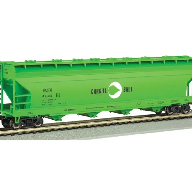 Trains|Bachmann 17531 HO Scale Cargill Salt 56' ACF Center-Flow Hopper #47829 - Model Train Junction: Quality Parts and Art Supplies