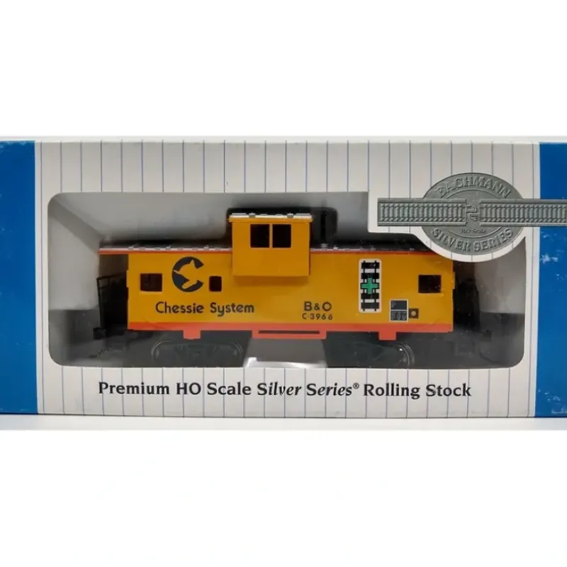 Trains|Bachmann 17709 HO Scale Chessie Yellow 36' Wide-Vision Caboose - Model Train Junction: Quality Parts and Art Supplies