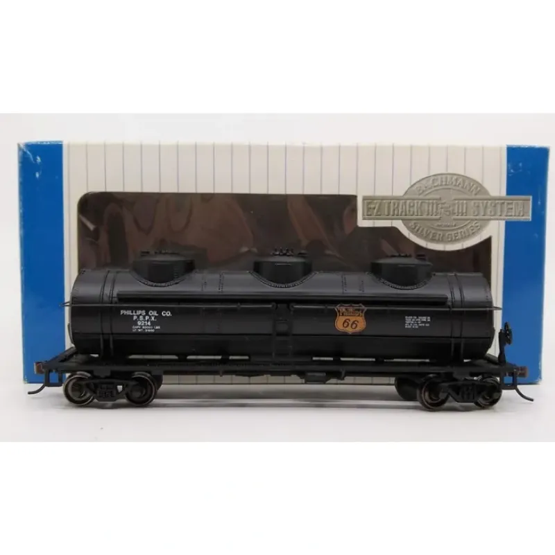 Trains|Bachmann 17140 HO Scale Chevron Phillips Chemical 40' 3-Dome Tank Car #9214 - Model Train Junction: Quality Parts and Art Supplies