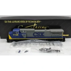 Trains|Bachmann 86013 HO Scale CSX GE Dash 8-40CW Diesel Locomotive #7738 - Model Train Junction: Quality Parts and Art Supplies