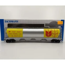 Trains|Bachmann 19136 HO Scale Government of Canada Cylindrical Grain Hopper #106068 - Model Train Junction: Quality Parts and Art Supplies