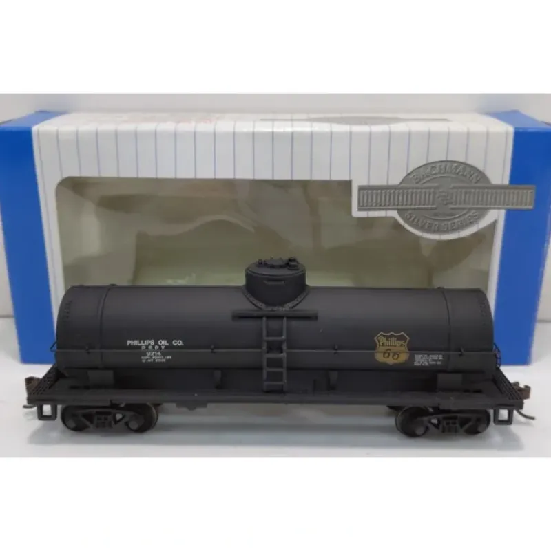 Trains|Bachmann 17840 HO Scale Phillips 66 40' Single-Dome Tank Car #9214 - Model Train Junction: Quality Parts and Art Supplies
