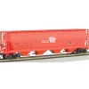 Trains|Bachmann 19143 HO Scale Potash Corporation 4 Bay Cylindrical Grain Hopper #1455 - Model Train Junction: Quality Parts and Art Supplies