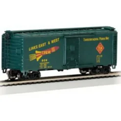 Trains|Bachmann 17032 HO Scale Toledo, Peoria & Western 40' Boxcar #608 - Model Train Junction: Quality Parts and Art Supplies