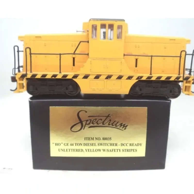 Trains|Bachmann 80035 HO Scale Unlettered GE 44 Ton Diesel Switcher w/ Safety Stripes - Model Train Junction: Quality Parts and Art Supplies
