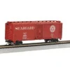 Trains|Bachmann 17046 HO Seaboard 40' Steel Boxcar #24821 - Model Train Junction: Quality Parts and Art Supplies
