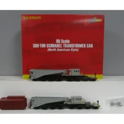 Trains|Bachmann 80502 HO Spectrum Undcrtd 380-Ton Schnabel w/ Transformer Freight Car - Model Train Junction: Quality Parts and Art Supplies