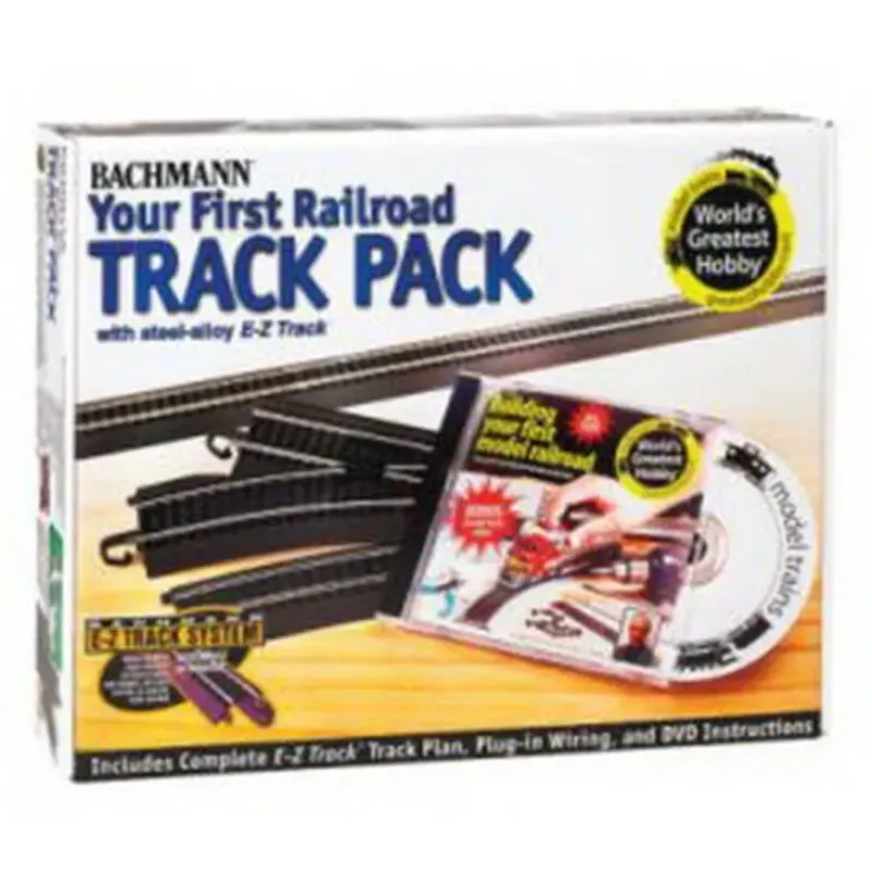 Trains|Bachmann 44497 HO Steel Alloy Your First Railroad E-Z Track Expansion Pack - Model Train Junction: Quality Parts and Art Supplies