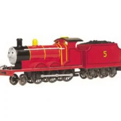 Trains|Bachmann 58743 HO Thomas & Friends James The Red Engine With Moving Eyes #5 - Model Train Junction: Quality Parts and Art Supplies