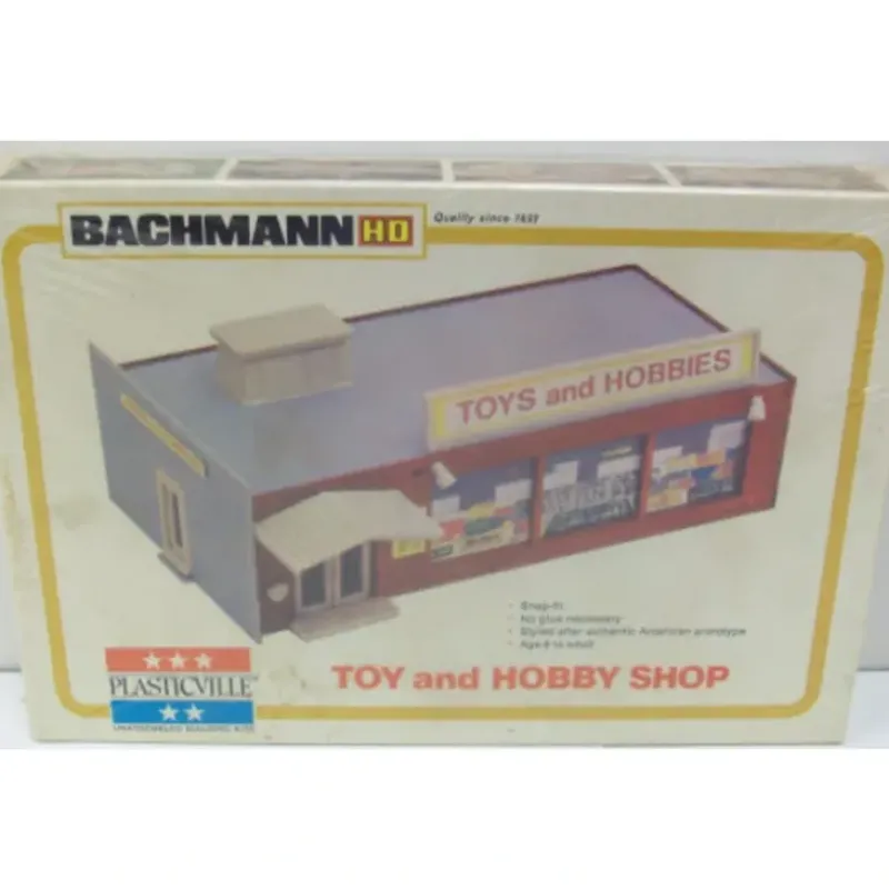 Trains|Bachmann 2904 HO Toys and Hobby Shop Kit - Model Train Junction: Quality Parts and Art Supplies