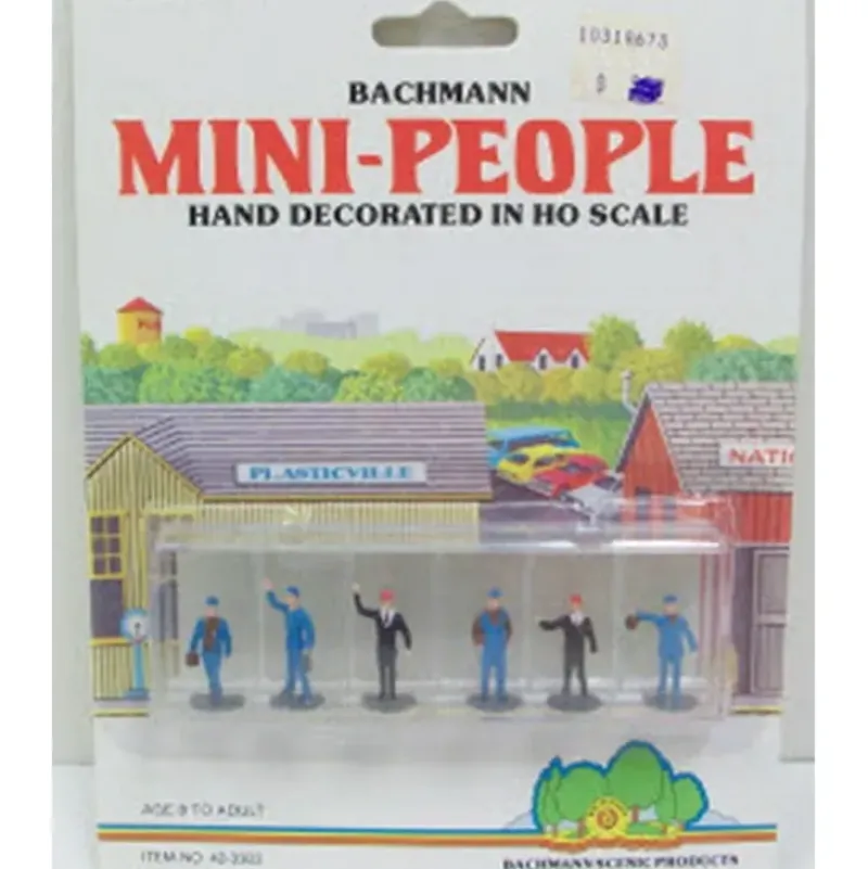 Trains|Bachmann 3303 HO Train Crew Figures (Set of 6) - Model Train Junction: Quality Parts and Art Supplies