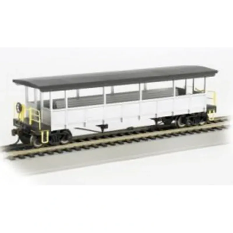Trains|Bachmann 17447 HO Unlettered Painted Open-Sided Excursion Car - Model Train Junction: Quality Parts and Art Supplies