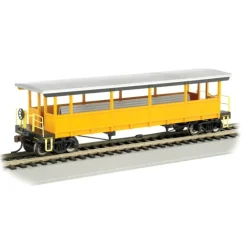 Trains|Bachmann 17448 HO Unlettered Painted Open-Sided Excursion Car - Model Train Junction: Quality Parts and Art Supplies