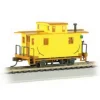 Trains|Bachmann 18447 HO Unlettered Wood 4-Wheel Bobber Caboose (Yellow) - Model Train Junction: Quality Parts and Art Supplies