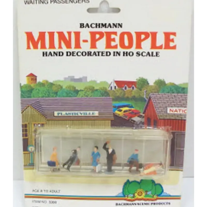 Trains|Bachmann 42-3300 HO Waiting Passengers Figures (Set of 6) - Model Train Junction: Quality Parts and Art Supplies