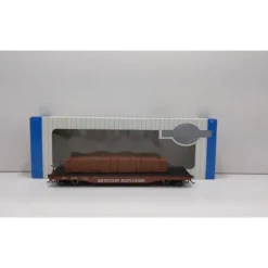 Trains|Bachmann 18927 HO Western Maryland 50' Flatcar w/Crated Load - Model Train Junction: Quality Parts and Art Supplies