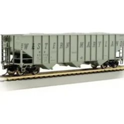 Trains|Bachmann 18737 HO Western Maryland Bethlehem Steel 100 Ton 3 Bay Hopper #63834 - Model Train Junction: Quality Parts and Art Supplies