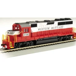 Trains|Bachmann 60337 HO Western Maryland EMD GP40 Diesel Locomotive w/DCC #3796 - Model Train Junction: Quality Parts and Art Supplies