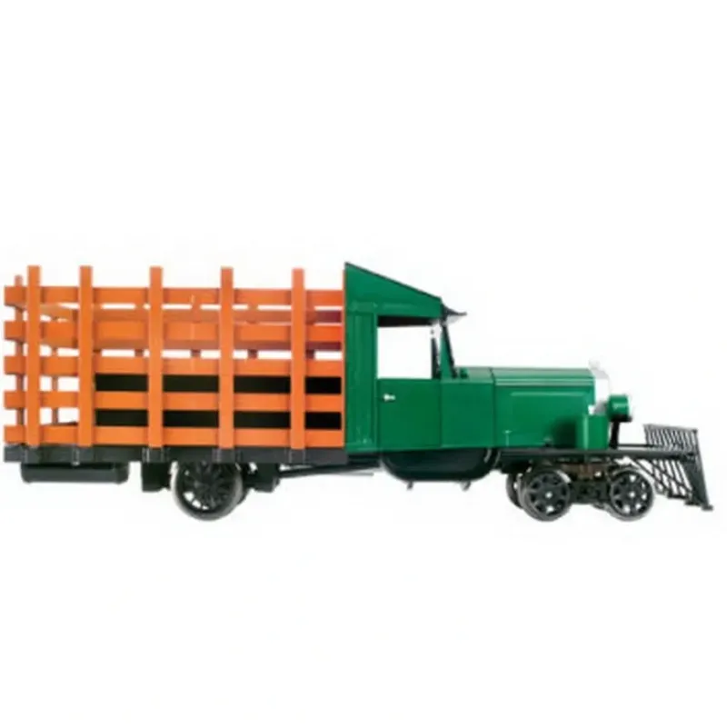 Trains|Bachmann 82398 Hunter Green & Black Rail Truck - Model Train Junction: Quality Parts and Art Supplies