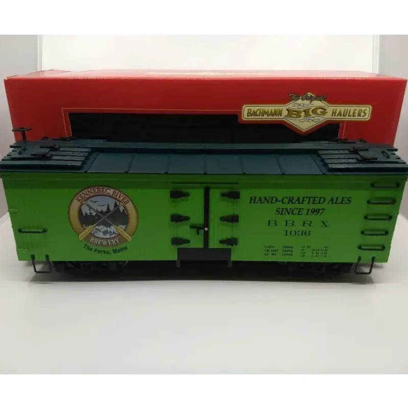 Trains|Bachmann 98689 Kennebec River Brewery Billboard Reefer (Metal Wheels) - Model Train Junction: Quality Parts and Art Supplies