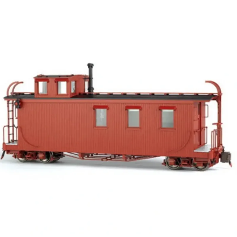 Trains|Bachmann 88799 Long Caboose - Undecorated Oxide Red - Metal Wheels - Model Train Junction: Quality Parts and Art Supplies