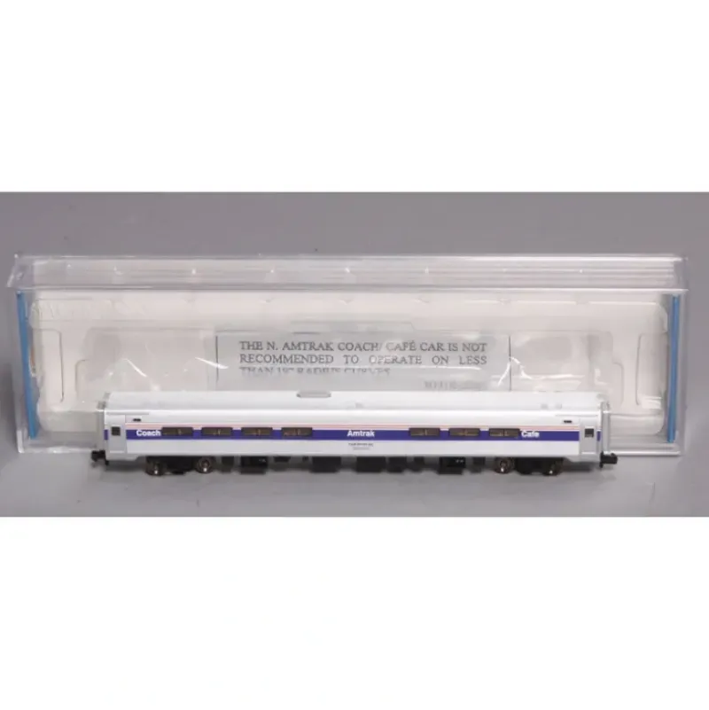 Trains|Bachmann 14162 N Amtrak Phase IV 85' Budd Amfleet I Cafe (Diner) - Model Train Junction: Quality Parts and Art Supplies