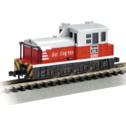 Trains|Bachmann 60066 N Burlington Plymouth MDT Switcher Diesel Locomotive #9280 - Model Train Junction: Quality Parts and Art Supplies