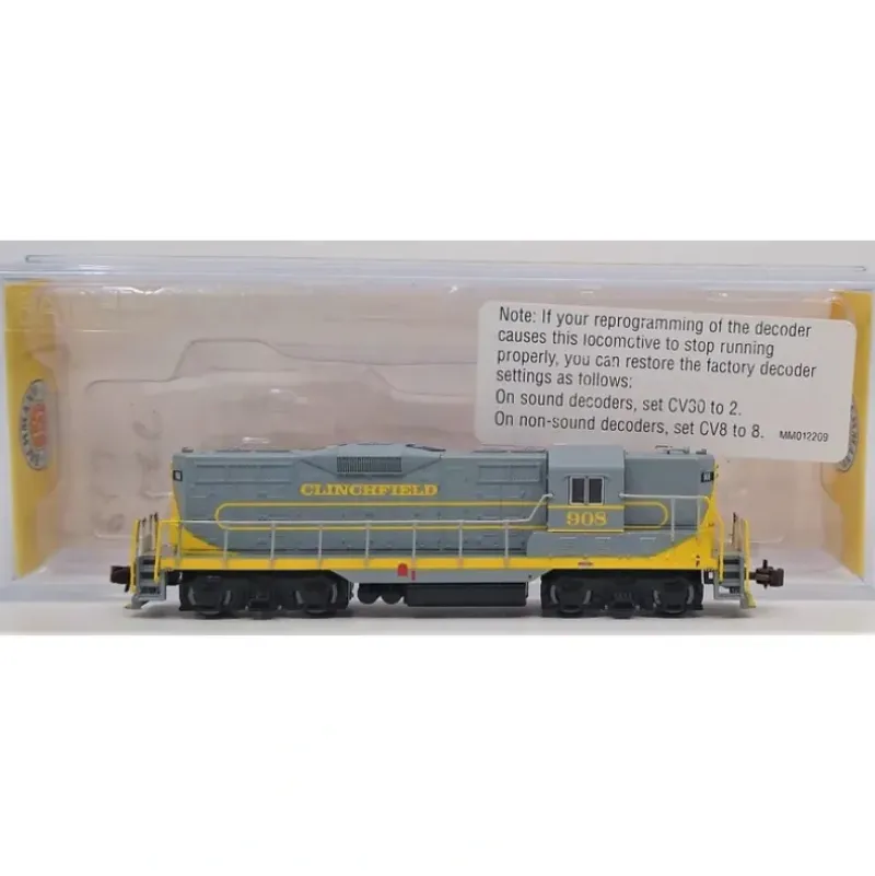 Trains|Bachmann 62456 N Clinchfield EMD GP7 Dynamic Brakes Diesel Locomotive DCC #908 - Model Train Junction: Quality Parts and Art Supplies