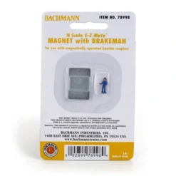 Trains|Bachmann 78998 N E-Z Mate Magnet with Brakeman - Model Train Junction: Quality Parts and Art Supplies
