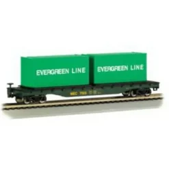 Trains|Bachmann 18951 N Maine Central Flatcar w/Containers - Model Train Junction: Quality Parts and Art Supplies