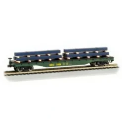 Trains|Bachmann 18954 N Maine Central Flatcar w/Steel Load - Model Train Junction: Quality Parts and Art Supplies